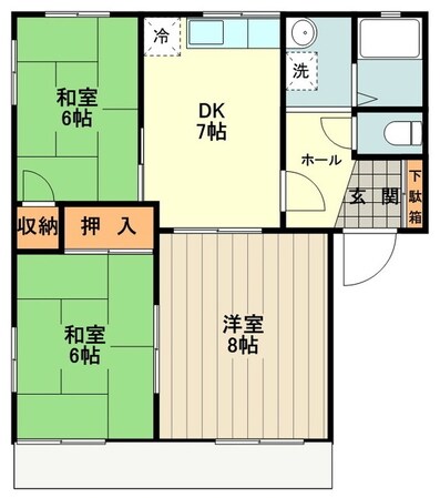 サンレイク陣屋の物件間取画像